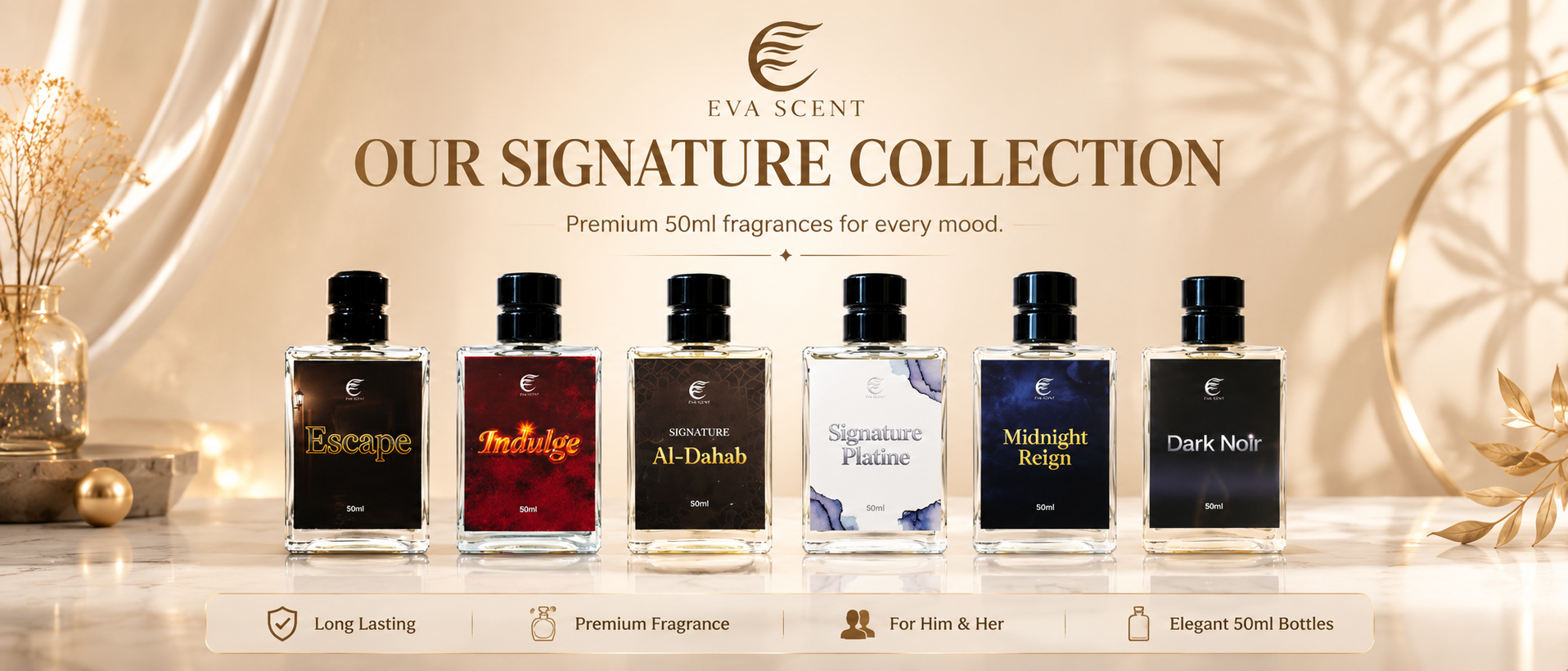 Our Signature Collection — Six premium fragrances for every mood