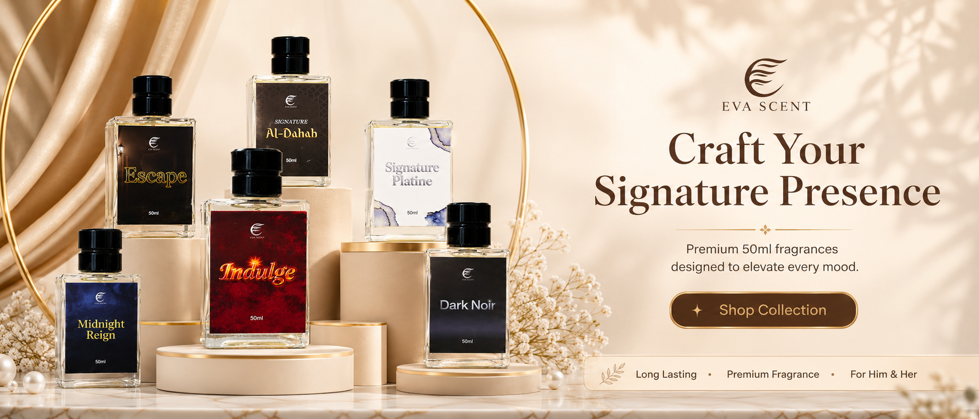 Craft Your Signature Presence — Shop the Eva Scent Collection